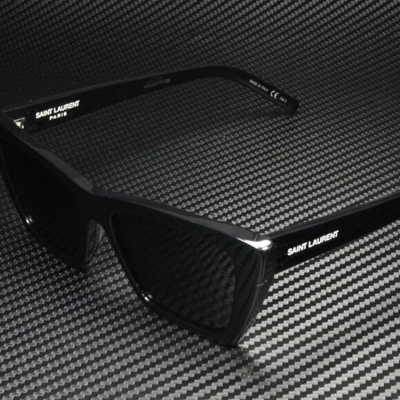 NEW Saint Laurent Black Women's Cat Eye Sunglasses - Picture 1 of 5
